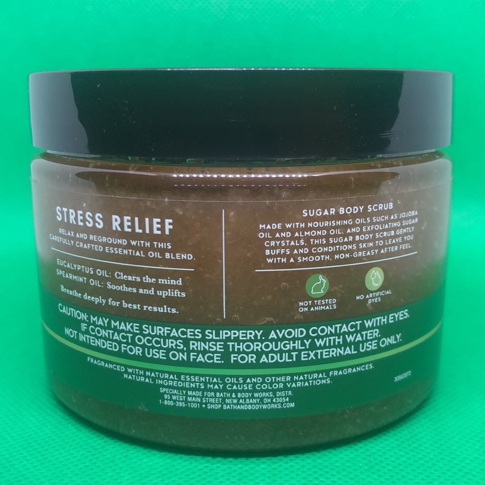 🌿 Bath & Body Works 🌿 Aromatherapy Eucalyptus + Spearmint Sugar Body Scrub🌿 - Picture 2 of 4